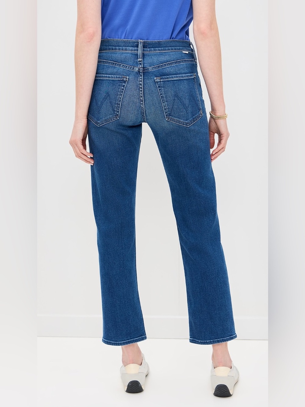 MOTHER The Smarty Pants Flood Jeans Size 26 Connect The Dots Wash